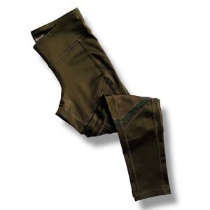 OLD NAVY Athletic Kids Moto Leggings Dark Green Sz S (6-7)